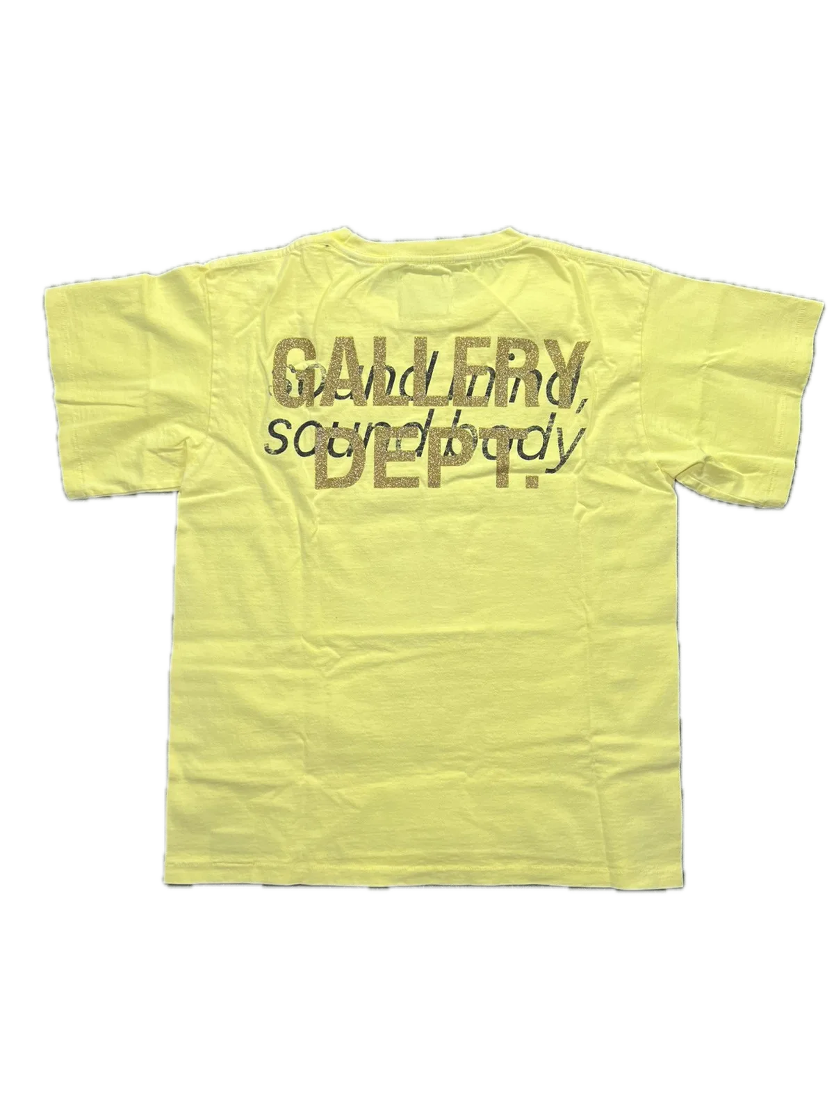 Gallery Dept x Asics Tee Yellow