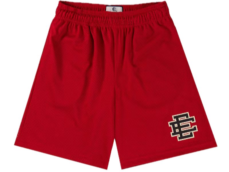Eric Emanuel Baggy Basic Red Shorts