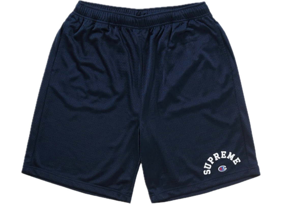 Supreme Champion Mesh Shorts Navy