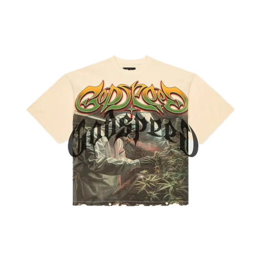 God Speed Tee Macadamia