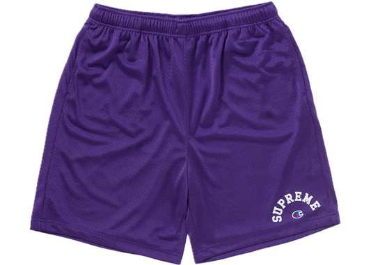 Supreme Champion Mesh Shorts Purple