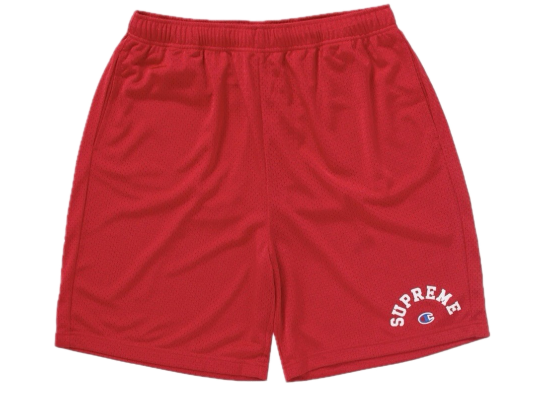 Supreme Champion Mesh Shorts Red