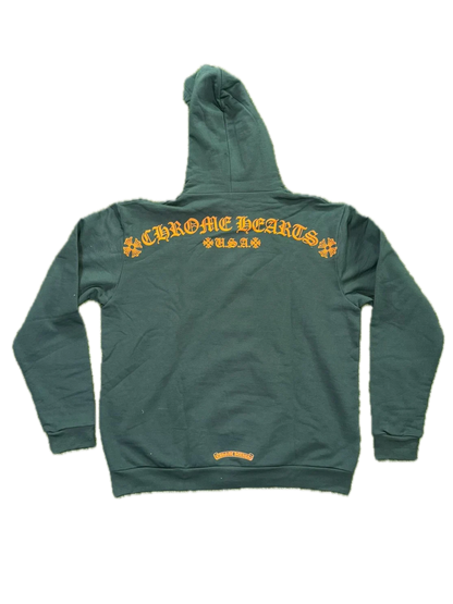 Chrome Hearts Green 'T-Bar' Hoodie
