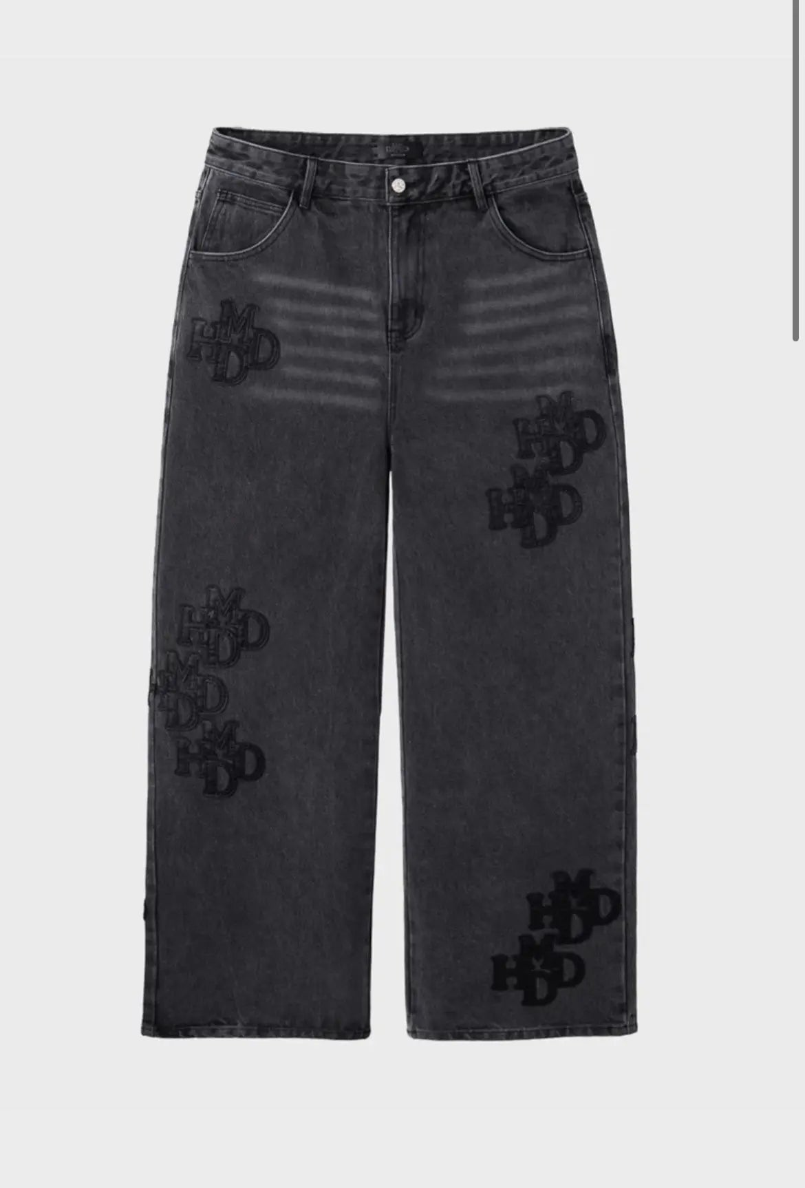 HMDD Patch Jeans Black Wash